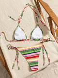 Sexy Swimsuit Women's Bikinis Swimwear Woman  Bathing Suit 2 Piece Triangle Bikinis Sets Beach Dress Wear Cover Up Beachwear