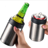 Stainless Steel Wine Bottle Refrigerator Can Double Wall Vacuum Insulated Beer Bottle Cooler Coke Refrigerator Can Bar Accessori