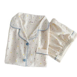 Thin Cotton Women's Short-sleeved Pajamas Set Summer Cute and Casual Sweet and Girly Thin Home Wear Set Sausage Dog Sleepwear