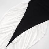 Talenza Elegant Evening Dress Women Fashion Slim Sleeveless Shrinking Clash Long Dress Vintage High Waisted Luxury Summer Dress