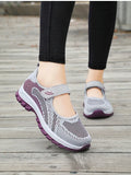 Women Shoes Breathable Vulcanized Shoes Purple Women Sneakers Fashion Breathable Mesh Casual Walking  Women Work