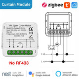 TNCE Tuya Curtain Switch module wifi zigbee rf433mhz, Roller Blinds Shutter Motor breaker, Smart Control Voice Alexa Google Home