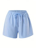 Vintage Blue Striped Swimwear Women Drawstring Shorts Sets 2026 V Neck Cross Slimming Bathing Suit Holiday One Piece Swimsuit