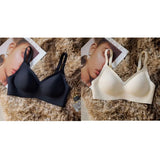 2Pcs/Set Seamless Bras For Women Sexy Lingerie Padded Non-wire Brassiere Adjust Shoulder Strap Underwear Comfort Intimates