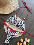 Leopard Halter Scrunch Butt Mini Micro Thong Bikini Women Swimwear Female Swimsuit Two-pieces Bikini Set Bathing Suit Swim Lady