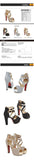 Women's Sandals Summer New Style Fashion Fish Mouth Open Toe Buckle Thick Heel High Heel Women's Shoes Plus Size 33-43 High 11cm