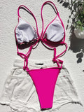 High Cut Out G String Female Swimwear One Piece Swimsuit Women Mini Micro Thong Monokini Bather Backless Bathing Suit Swim Wear