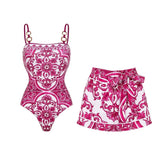 2026 New 2Pcs Ruffle Swimsuit Bandeau Biquini Sexy Bikini Women Swimwear Long Skirt Swimming Suit Female BathingsuitBathing Suit