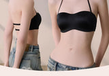 Vintage Multiway Bra Halter Neck Non-Slip Adhesive Bra for Small Bust Satin Backless Strapless Summer Lingerie UK S-XL MOYISU AB