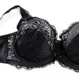 Plus Size E F G H I Cup Womens Bra Lace Brassiere Support Underwire Mesh Thin Large Adjusted-straps BH
