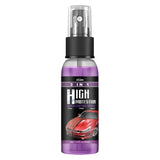 3 In 1 Rapid Ceramic Coating Fortify Car Wax Polish Spray Hydrophobic Intense Gloss Shine For Glass&Wheels&Paint Sealant Detail
