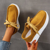 Yellow Lace Up Thick Bottom Sneakers Women Lightweight Wedges Platform Sport Shoes Woman Plus Size 43 Anti Slip Walking Shoes