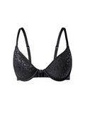 Women's Sexy Front Closure Push Up Bra Seamless Smooth Bra with underwire Makes Chest Look Smaller Lingerie beige
