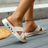 CasualSlippers  Women's 2026 Summer Platform Wedge Slippers  Women's Shoes Roman Style
