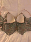 Sexy French Lace Halter Bra for Summer Wireless Crinkle Free Bralette for Small Bust Beautiful Back Lingerie Set S-XL MOYISU BC