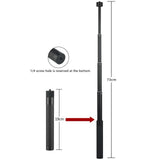 Carbon Fiber Selfie Stick for Insta360 X3 / ONE X2 / RS Aluminum Alloy Selfie Stick for GoPro Hero 11 10 9 8 DJI OSMO Action
