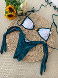 2026 Starfish Strappy Thong Bikini Women Swimwear Female Sexy Swimsuit Solid Bathers Bathing Swimming Swim Suit Beachwear