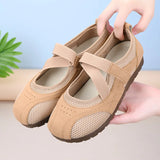 Women's Casual Comfortable Breathable Openwork Mesh Flat Sandals Thin Sole Fashionable Versatile Women's Shoes