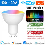 TNCE Tuya E27 E14 GU10 Bulb WIFI Zigbee, Dimmable Light LED lamps 2700-6500k RGB, Smart Life APP, Voice With Alexa Google Home