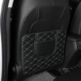1Pc PU Leather Car Anti-Kick Mats Auto Seat Back Protector Cover For Children Kids Car Back Seat Anti-Dirty Pad Car  Accessories