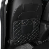 New PU Leather Car Anti-Kick Mats Auto Seat Back Protector Cover For Children Car Back Seat Anti-Dirty Pad Car  Accessories