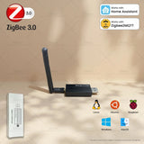 Zigbee 3.0 USB Dongle With Antenna Smart Home Wireless Universal Zigbee Gateway Hub Support Home Assistant Zigbee 2MQTT ,OpenHAB