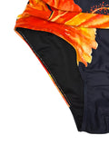 2026 V-neck Floral Swimwear Female Large Plus Big Size Swimsuit Women One Piece Bathers Bathing Swimming Swim Suit Beachwear 5XL