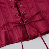 Women's Summer Solid Color Satin Slim Camisole Spaghetti Strap V-Neck Hook and Eye Front Closure Slim Fit Tank Tops