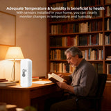 Tuya Zigbee 3.0 Mini Temperature And Humidity Sensor Indoor Smart Home Thermometer Hygrometer Remote Work With Z2M Smart Life