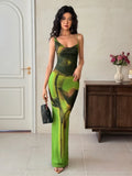 Women's Long Slimming Summer Dress Simple Stylish Maxi Gown for Warm Weather