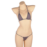 DEKA Solid Women Transparent Mini Micro Bikini Set Bandage Thong Underwear G-String Bra Swimsuit Brazilian Swimwear Sleepwear