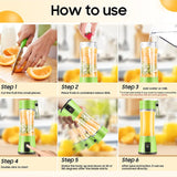 380ml household juice mixer mini electric juicer USB rechargeable smoothie shake mixer portable juicer household appliances