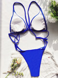 High Cut Out G String Female Swimwear One Piece Swimsuit Women Mini Micro Thong Monokini Bather Backless Bathing Suit Swim Wear