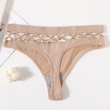 3Pcs/Set Sexy High Rise Panties Women Thongs Comfort G-String Underwear Sexy Lingerie Hollow Bottoms Female Underpants M-L