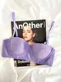 Japanese Manga Minimizer Bra Half Cup Demi Style Wireless Comfort Support Anti Sagging Lingerie Set for Large Bust 32-38 AB USA