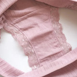 3Pcs/Set Women Lace Briefs Female Underpants Solid Color Pantys M-XL Soft Underwear Sexy Lingerie Intimates Cotton Panties