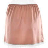 FDYOUI 2026 Summer Bowknot Lace Patchwork Satin Skirts for Women Casual Girls Clothes Sexy High Waist Short Skirt Y2K Streetwear