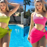 Sexy Pleated Bikinis 2026 Mujer Women Swimsuit Swimwear Women Female Brazilian Bikini Set Beach Wear High Cut Bathing Suit