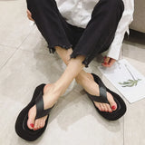 2026 New Arrivals Summer Fashion Black Flip Flops Flat Sandals Women Leisure White Slides Shoes Comfy Walking Beach Footwear