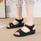 Women Sandals Soft Stitching Ladies Sandals Comfortable Flat Sandals Women Open Toe Beach Shoes Woman Footwear Sandalias Treking