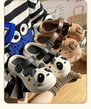2025 New Cute Cartoon Slippers For Women Fashion Clogs Anti-slip Summer Shoes Girls Street Sandals 2 Way Wear Beach Slides