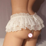 Women Sexy Lingerie Lace Perspective Ladies Dress Erotic Sexy Underwear Transparent Thongs Plus Size Sexy Skirt For Sex