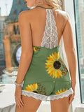 Casual milk silk sexy pajamas underwear shorts home clothes set