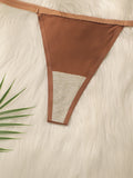 Minimalist and versatile hot selling sexy women's underwear oversized thong invisible underwear suitable for full dressing C2341
