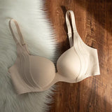 MOYISU Anti-Sag Full Coverage Bra Small Bust | Wireless Push Up Lift | Seamless Bralette for Summer Cooling Comfort CA Underwear