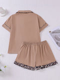 Women's Sleepwear 2026 New Summer Comfortable Pajamas Sets for Women Lapel Homewear Short Sleeve Shorts Set Pijamas Pajamas Set