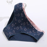 3Pcs/set Women Printing Floral Panties Low-Rise Cotton Briefs Female Comfortable Underwear Female Soft Panties Lingerie M-2XL