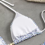2026 Halter String Bikinis Sexy Triangle Swimsuit Women Plaid Swimwear Female Bathers Bathing Swimming Swim Suit Beachwear