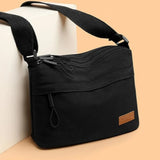 2026 New Women's Minimalist Solid Color Nylon Bag - Multi-functional, Casual, Waterproof & Portable Fashion Crossbody Bag