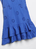 Foridol Lace Cotton Mini Summer Women Dress Sundress Party Solid Beach Zipper Smocked Short Party Sexy Vestidos Beach Robe